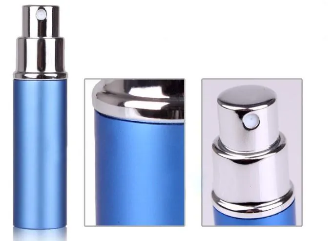 6ml Mini Portable Refillable Spray Perfume Atomizer Bottle Colorful Empty Travel Perfume Bottles Essential Oils Diffusers Home Fragrances