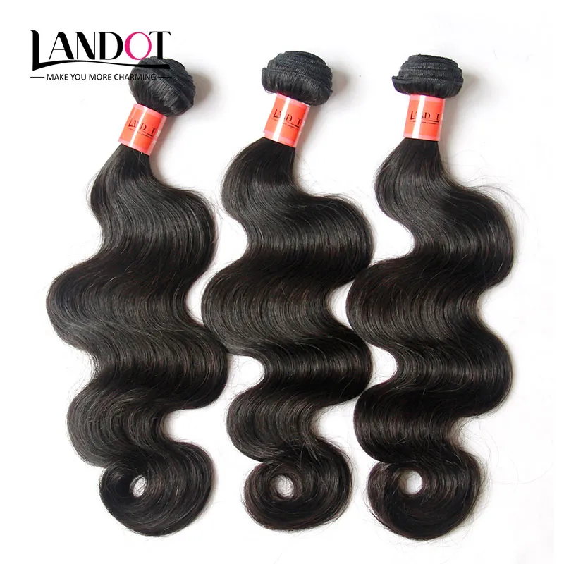 9A Brésilien Vierge Bundles de Tissage de Cheveux Humains Vague de Corps NON TRAITÉ Indien Malaisien Péruvien Cambodgien Mongol Remy Extension de Cheveux Teintable