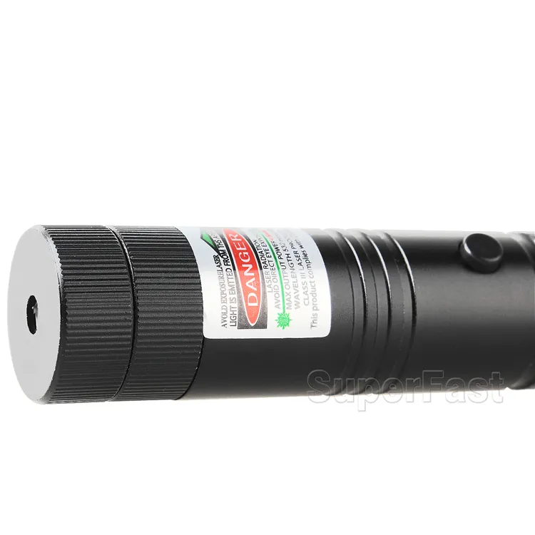 Hög Power Laser 303 Green Laser Pointer Pen Justerbar Focus Matchs Laser Light i Retail Box DHL Gratis frakt