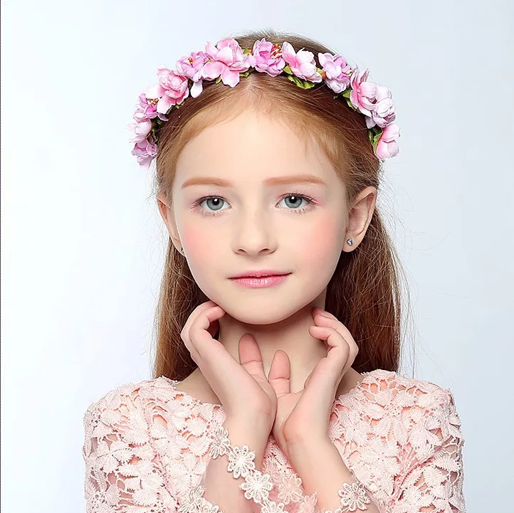 Bridal head wreath discount