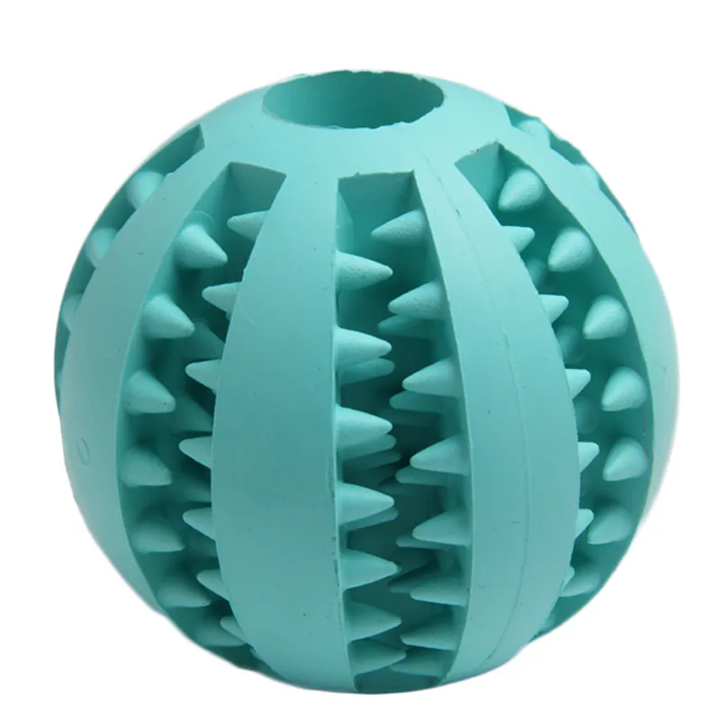 7CM Soft Rubber Chew Toys Ball For Medium Large Dogs Toy Balls Dog Supplies  Pet Training Playing Ball 4555244 From 3,73 €