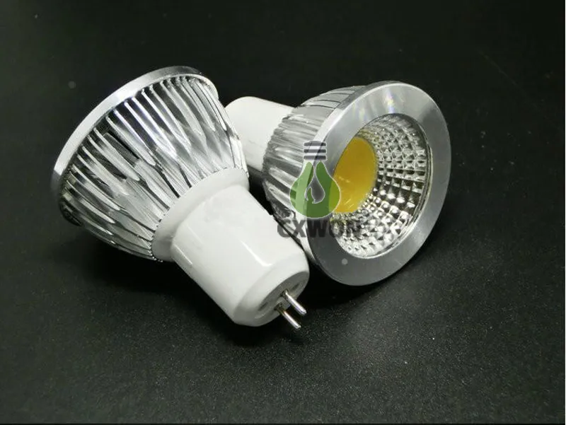 Dimmable GU10 MR16 E27 GU5.3 cob Led Ampoule Lumière 5W Led Spot Ampoules down lights Lampe AC85-265V 12V