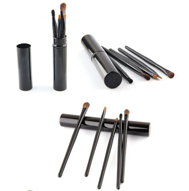 Pony Hair Pro Eyeshadow Brushes For Beginners Set Black Soft Eyeshadow