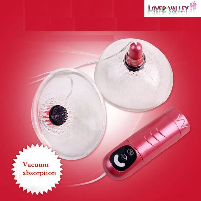Borstmassager Vibrator Sex Toy Multi Frequency Massage Vacuüm Adsorptie #R410