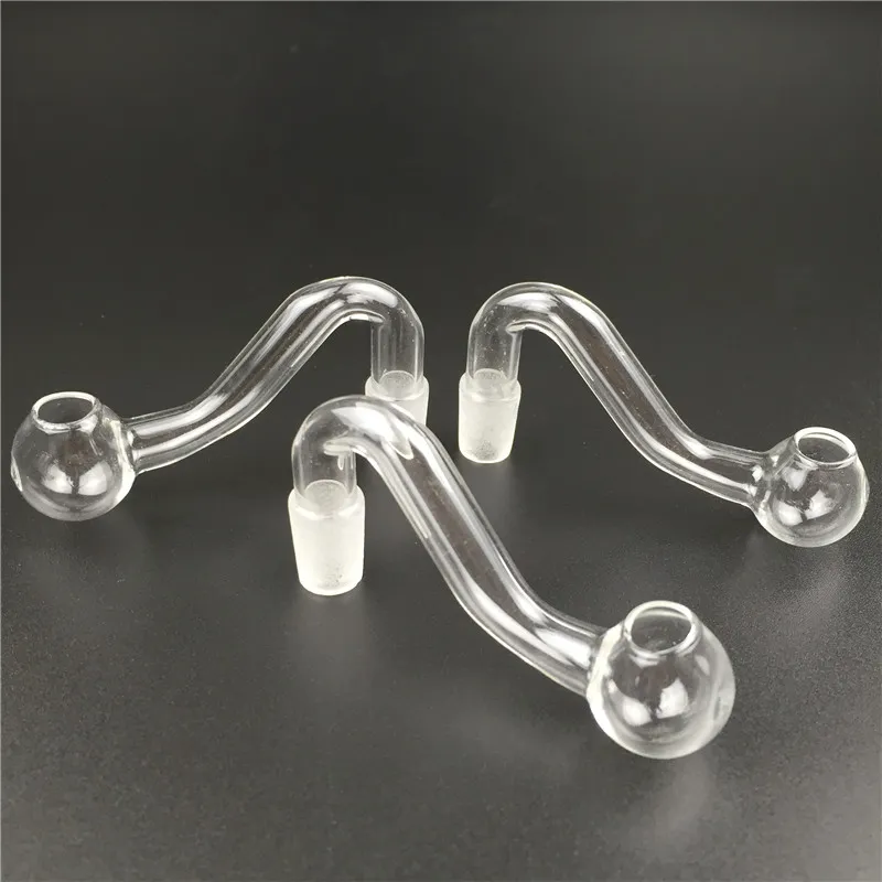 10mm male glass oil burner pyrex pipe for oil rigs bongs cheap hand oil burners tube for smoking