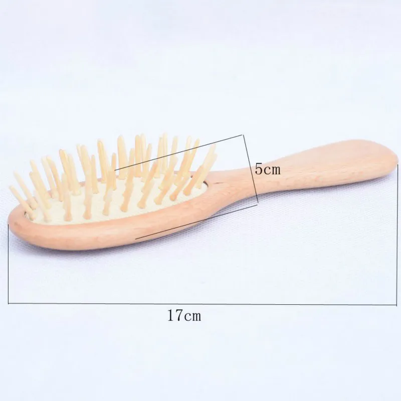 De haute qualité massage peigne en bois bambou brosse à cheveux brosse brosses soin des cheveux et beauté SPA masseur gros