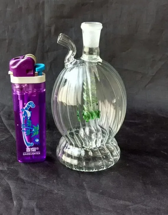 Vente en gros, livraison gratuite ----- 2016 nouveau narguilé polygonal en verre/bong en verre/tuyau en verre, accessoires cadeaux, couleur livraison aléatoire