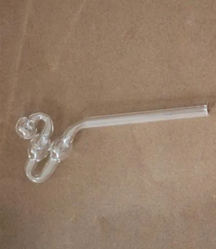 15cm Snakelike Glass Pipe 유리 봉 석유 버너 Bongs Water Pipes 유리 지우기 Hookahs 파이프