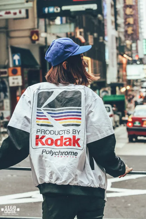 Fall-2016 Höst Ny Fashion Varsity Jacka Motorcykel Casual Ma1 Harajuku Kodak Män Bomber Jacka för män / Kvinnor