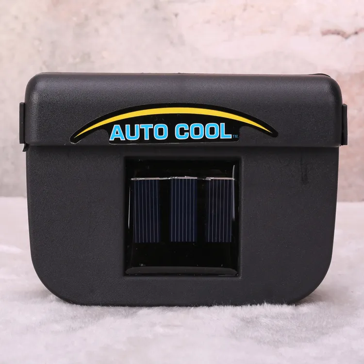 New Solar Power Car Window Fan Auto Ventilator Cooler Air Vehicle Radiator vent With Rubber Stripping hot selling