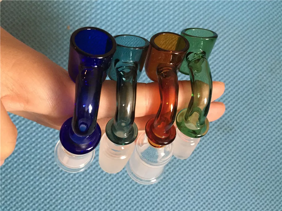 Coloré 14mm 18mm mâle femelle verre bol tabac cigare tuyau bol support filtre fumer tuyau Bong conduites d'eau