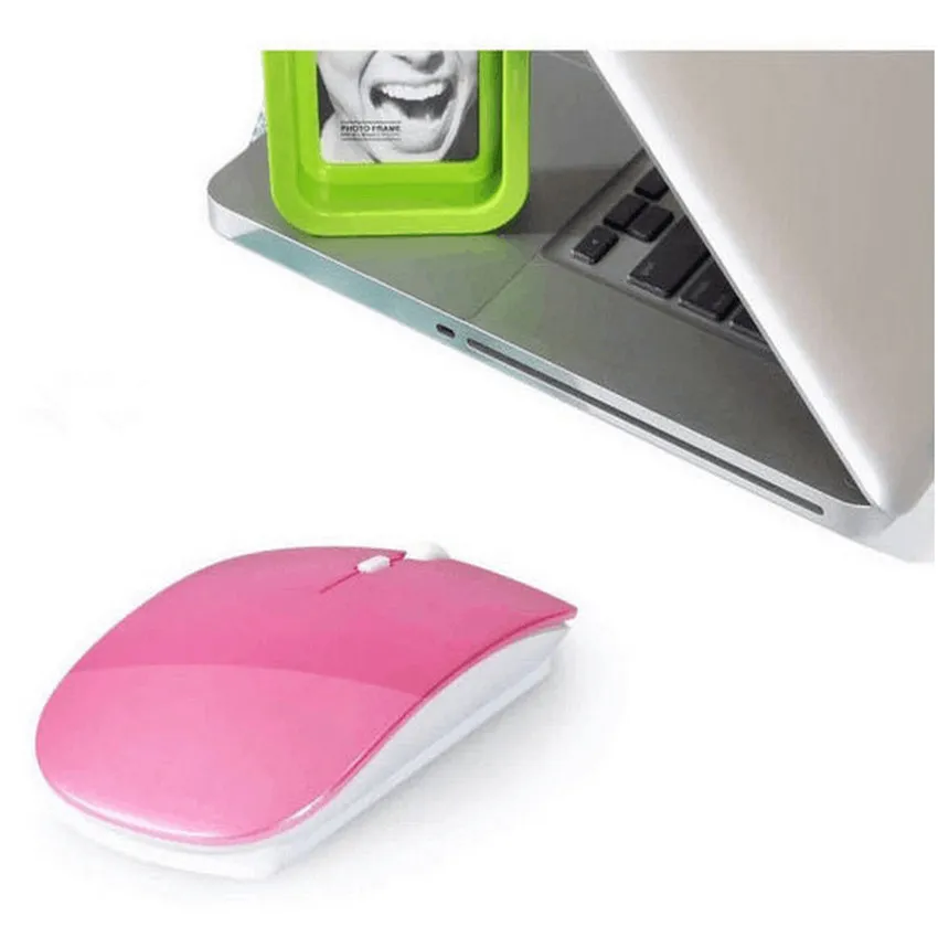 2.4gワイヤレスマウスの光学USBレシーバー1200dpi 3DのBluetoothマウスのためのラップトップPCコンピュータデスクトップユニバーサルホームオフィスで
