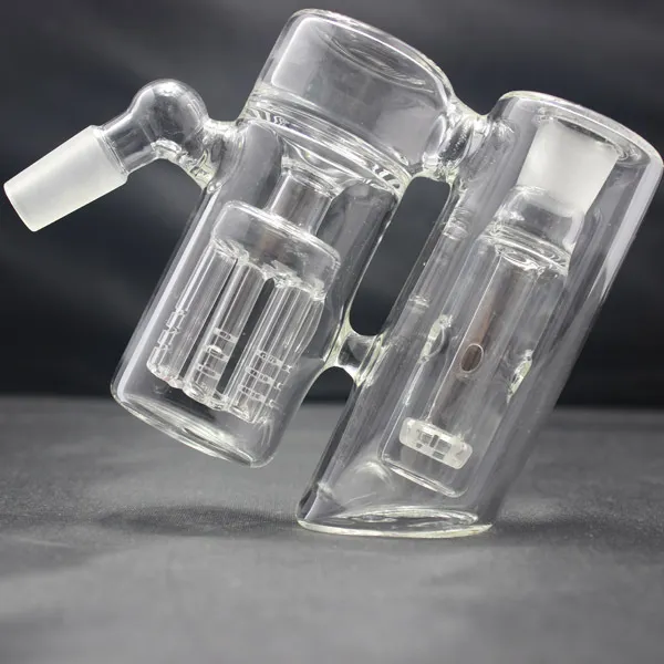 Double Chamber 7 Arm Tree Percolator Ash Catchers Showerhead 45 Degree 14mm or 18mm for Glass bubbler Water Pipes Bongs