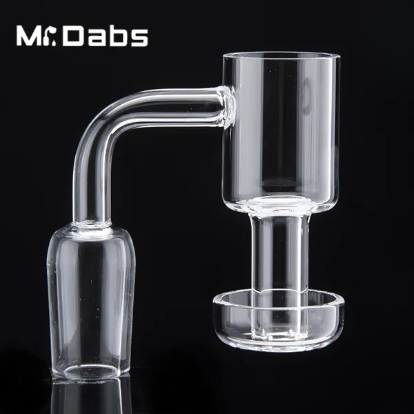 DHL MR_DABS Rökning Tillbehör TERP Vakuum Quartz Vakuum Banger Domeless Spik med Polerad Joint för oljeplattor Glas Bongs