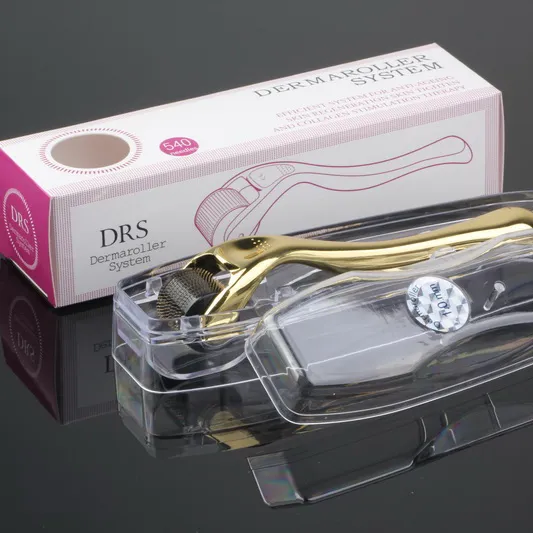 Mais novo promocional 2015 drs 540 micro agulha derma roller ferramenta de beleza de pele frete grátis micro agulha em casa micro needling acne cicatrizes