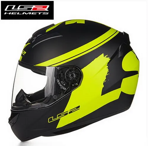 ls2 ff352 fluo helmet Helmets - Rookie - Rampage - Gloss Yellow - Single Visor Full Face (Large LS2 Helmet FF352 Rookie One