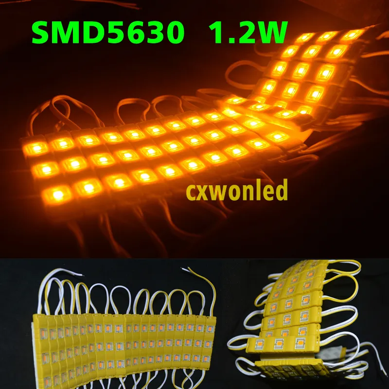 150LM 1,2W 3 LEDs SMD 5630 LED-Module weiße LED-Pixelmodule Wasserdichte 12V-Hintergrundbeleuchtung für Channer-Buchstabe R G B Y