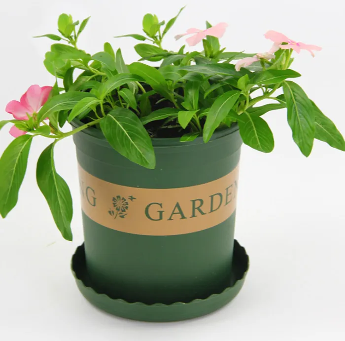 10 stks MOQ-spuitgieten Gegroeide Pot Plastic, Round Duty Hard Planting Pot 1/2/3/5 Gallon Flower Pots Planter