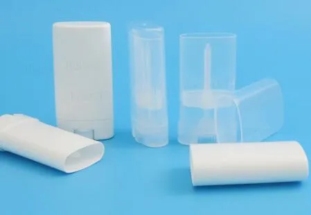 Tubes de baume à lèvres ovales vides en plastique, 1000 pièces15ml, conteneurs de déodorant, rouge à lèvres blanc clair, Tubes à lèvres Cool à la mode, DIY bricolage