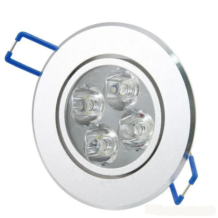 Gratis verzending dimbare 9W 12W downlights LED-lampen 85-265V verzonken verlichting LED-spotlamp met LED-driver 3 jaar garantie