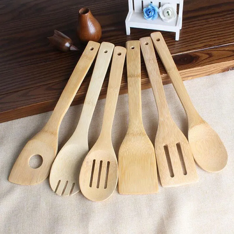 Ensemble d'ustensiles de cuisine 28951 Bambou | Leroy Merlin