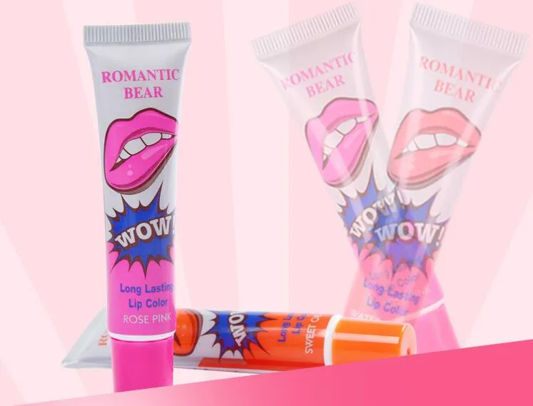 Romantyczne długotrwały połysk do ust obrzyja płynną szminkę Wodoodporną odcień do makijażu Lipgloss Cosmetics 7057882