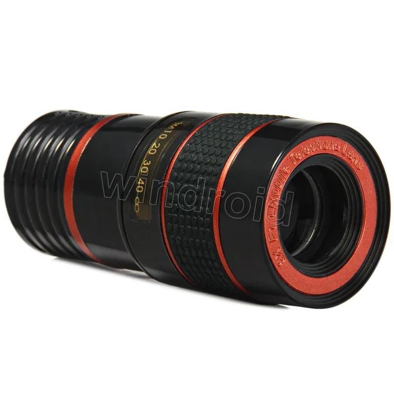 Universal Clip 8X Magnification Zoom Mobile Phone Camera Lens Telescope