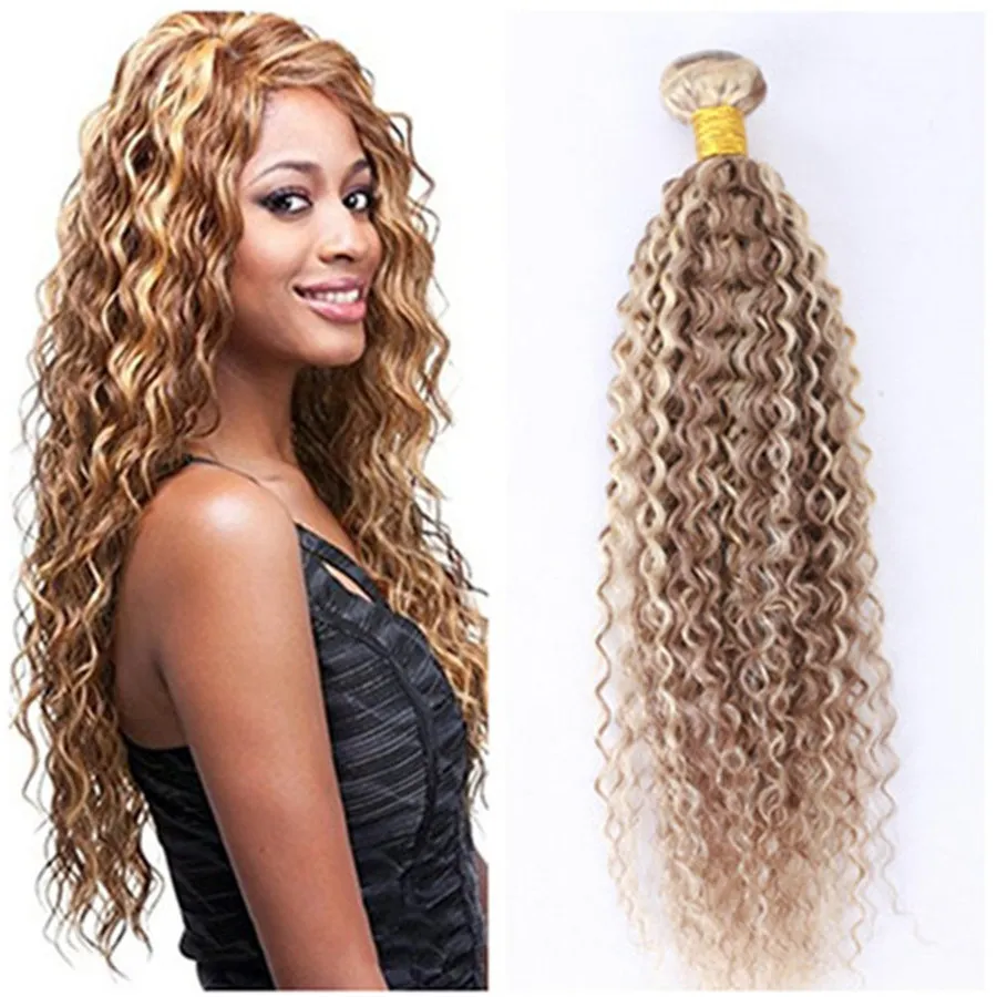 Human Hair Bundles Piano Color Mixed 27 613 Blonde Kinky Curly Hair Wefts  Afro Kinky Curly Brazilian Virgin Hair New Arri208w From Superxxl, $36.25 |  DHgate.Com