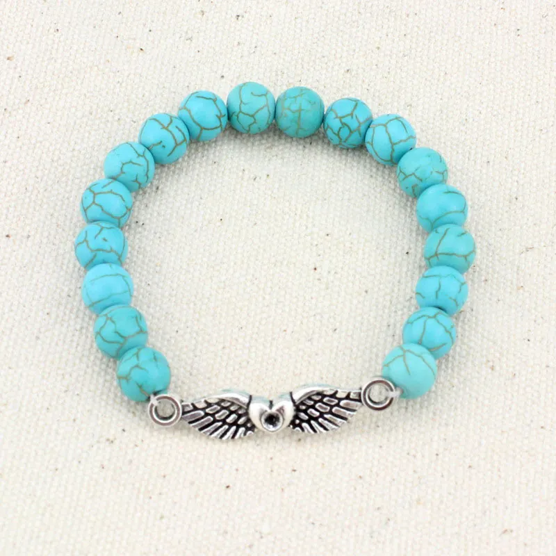 2016 New Unisex Bracelet Ethnic Style Jewelry Handmade Natural Turquoise Charm Bracelet Very Beautiful Gift High Quality chain bracelet