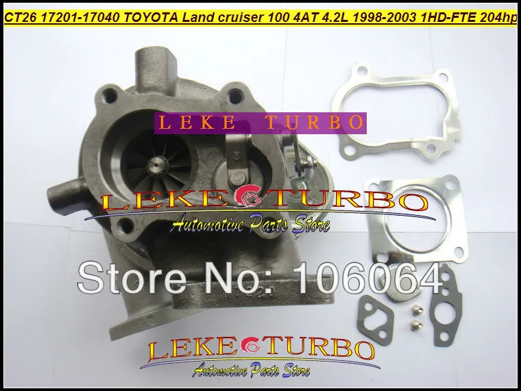 Wholesale New CT26 17201-17040 for  LANDCRUISER 1998-2003 1HD-FTE HDJ80 4.2L D 204HP Land Cruiser Diesel turbocharger (4)