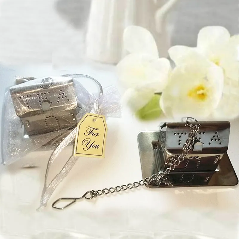 50PCS Welcome Home Mini House Tea Infuser Wedding Favors Bridal Shower Party Favors Gifts Events Keepsake