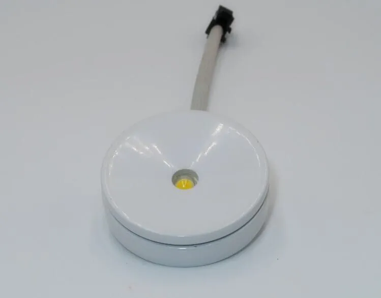 Factory grossist dimmable 3W utra-tunna försänkta mini LED tak downlight varmt coolt vit skåp puck ljus för kök smycken räknare