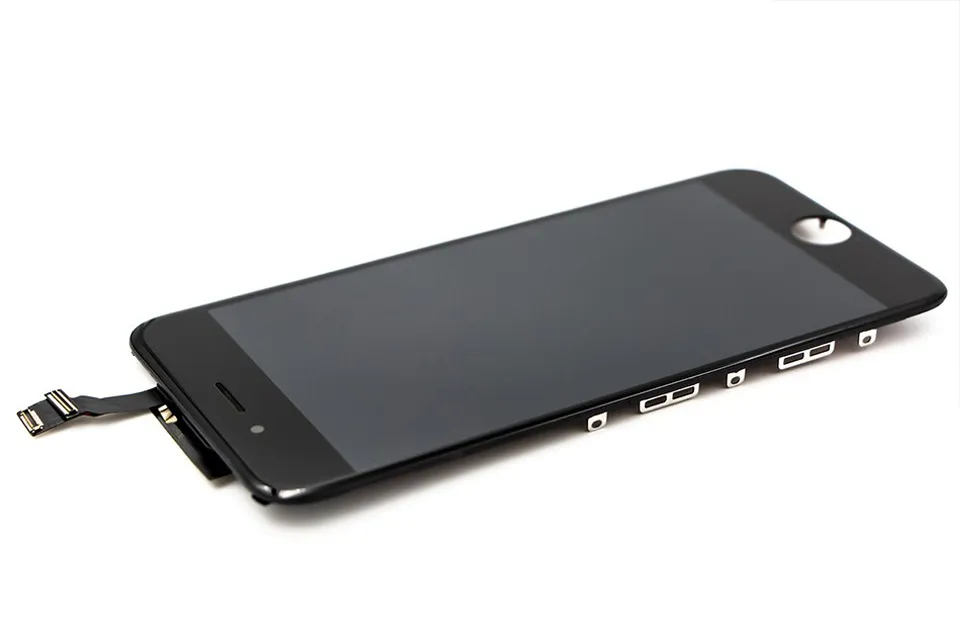 Teste branco preto Passou para iphone 6G 6 Plus tela de toque LCD tela sensível ao toque comletely digitalizador de montagem de peças de reposição 