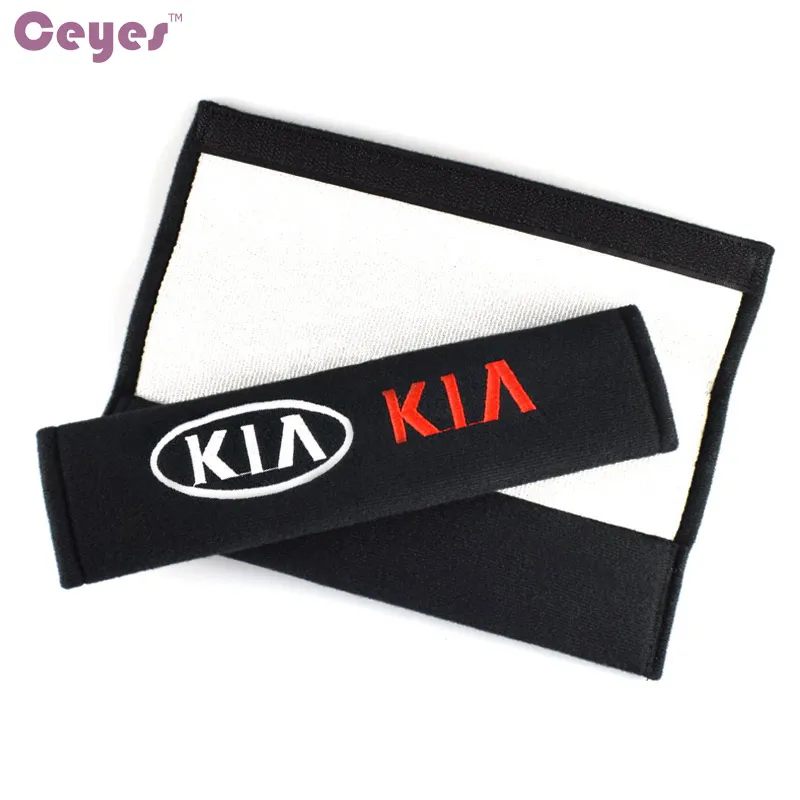 Car Seat Belt Cover for Kia cadenza forte rio sedona speactra rondo Shoulder Pads Safety Belt Cover Car Accessories 