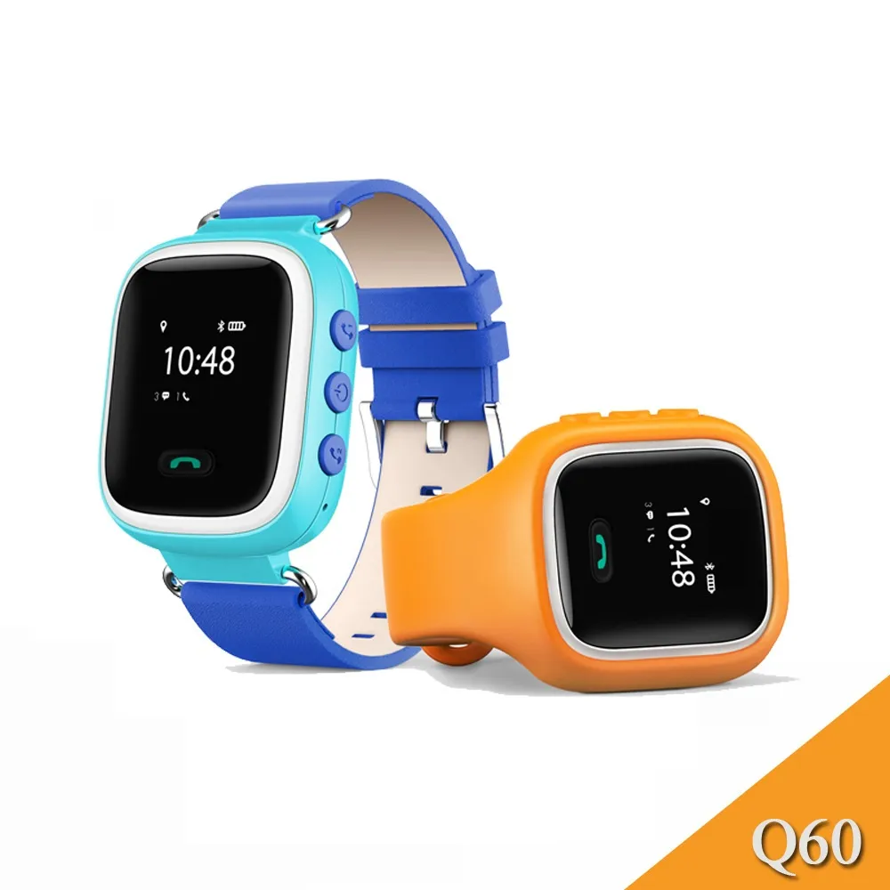 Kid Smart Watch Wristwatch SOS Call GPS Location Q60 SmartWatchs Device Tracker för Kid Safe Anti Lost Monitor Baby Gift