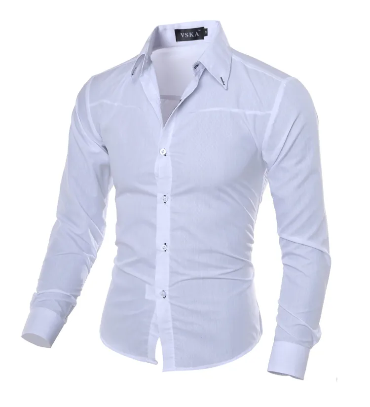 5xl Plus Taille Professional Mens Shirts Fashion Humidité évanouir les manches longues Hombre masculin masculin masculin Clothing facto9492537