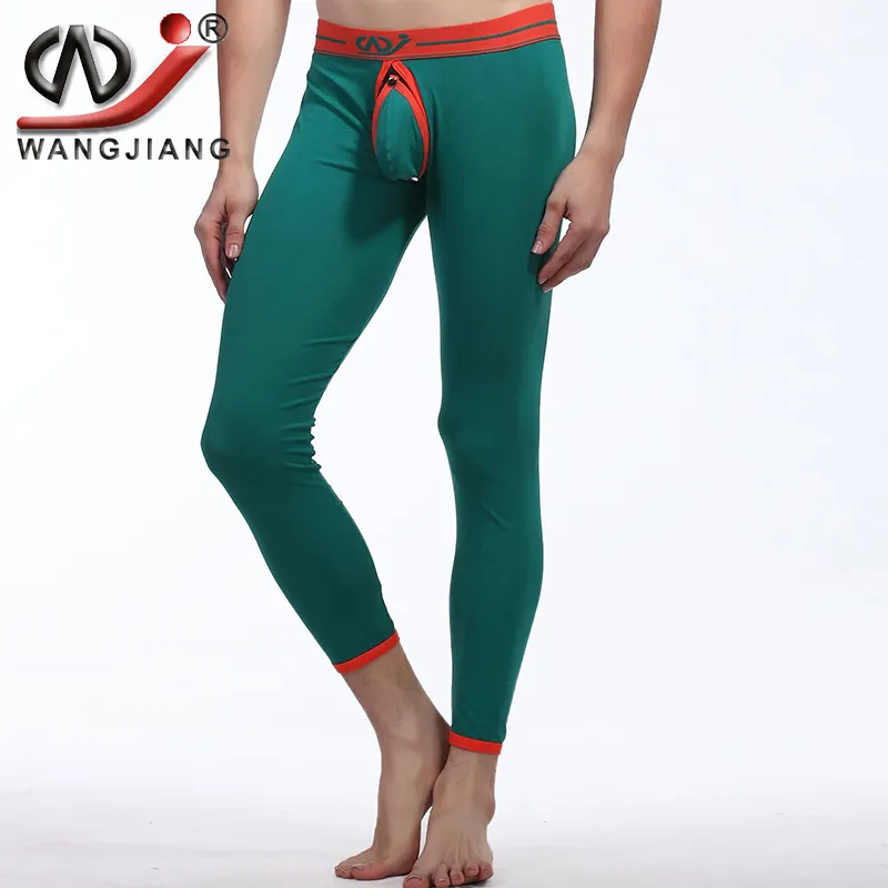Mens Spandex Leggings, Open Crotch Thermal Underwear, Wangjiang Mens Long  Johns Pouch Tights From Amyshop1, $25.37