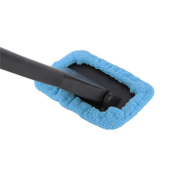 TIROL Microfiber Auto Window Car Cleaning Long Handle Car Wash Brush Dust Car Care Windshield Shine Towel Handy Washable Car Cleaner