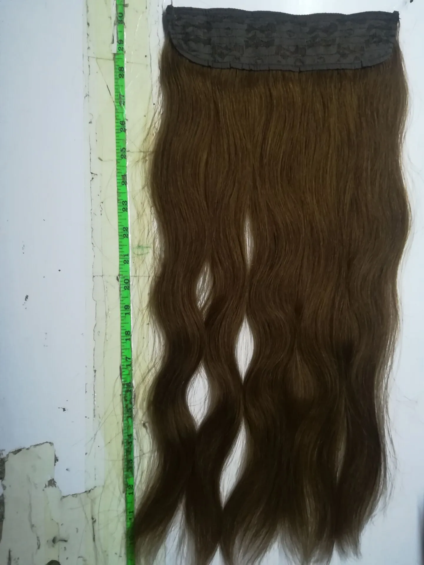 ELIBESS 14 '' - 28 '' 100g # 6 Castano scuro invisibile diritto di colore castano marrone / alone nell'estensione dei capelli umani, estensioni 100% dei capelli umani di Remy