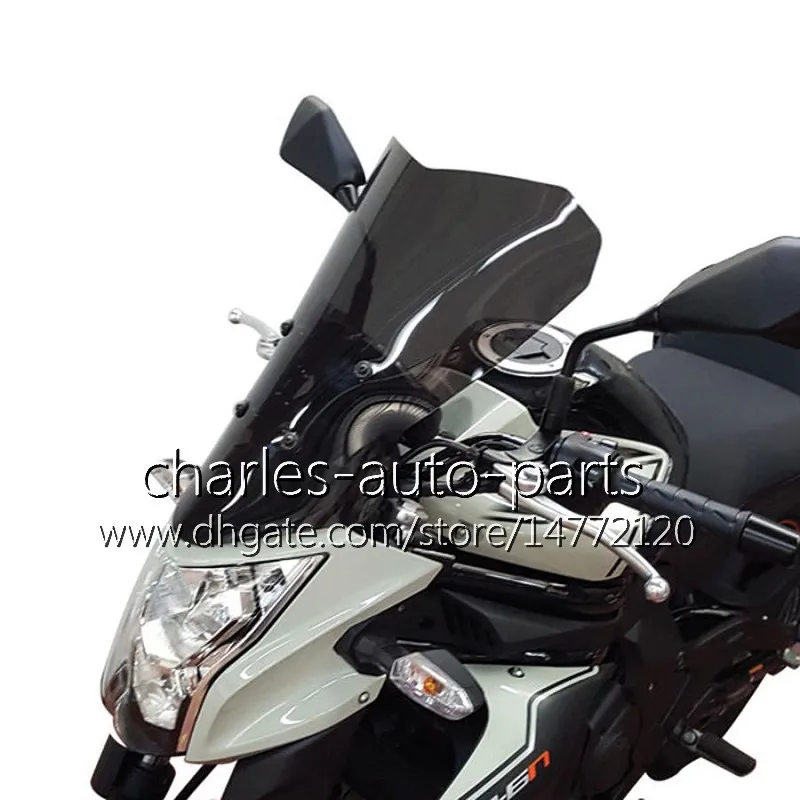 Motocicleta Windshield Windscreen para Kawasaki ER-6N 12 13 14 15 16 ER6N 2012 2013 2014 2015 2016 Airflow Wind Wind Flyscreen Deflector Proteção