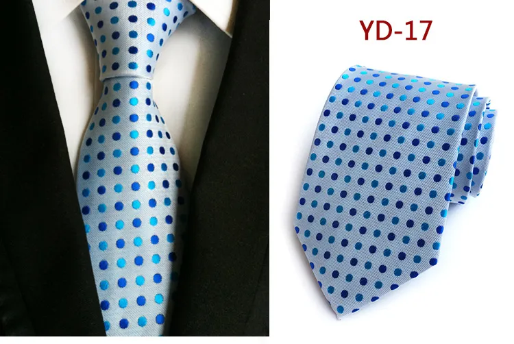 Polka Dots gravata do Pescoço 145 * 8 cm 25 Cor Ocupacional Seta cor sólida NeckTie Dos Homens Laço Da Listra para o Dia dos Pais gravata dos homens Presente de Natal