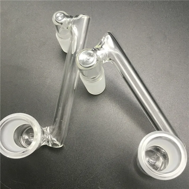 Adaptador de bong suspenso de vidro para cachimbo de água 14 mm 18 mm, macho, fêmea, para quartzo Banger Adaptador de vidro para bongos, para quartzo Banger