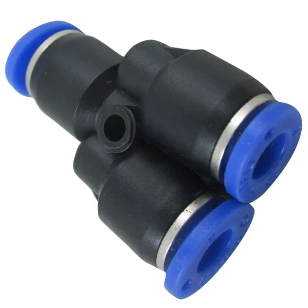 Y Union 6mm 1/4 "Splitter Pneumatische Connector Duw In Fitting Air Slang Tube B00095 BARD