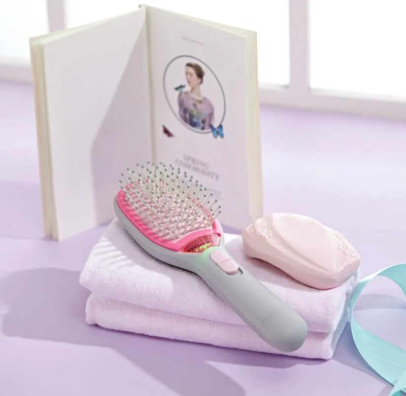 Negative ion hair massager comb 22  6  3 cm PVC massage brush tool for  all hair types white from Dhgate Hair Brushes - price 19.9