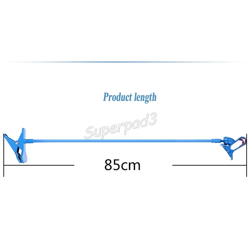 barato titulares de telefone celular 85cm longo braço preguiçoso bracket universal dois clipes 360 Ratating cama mesa de trabalho stands DHL frete grátis