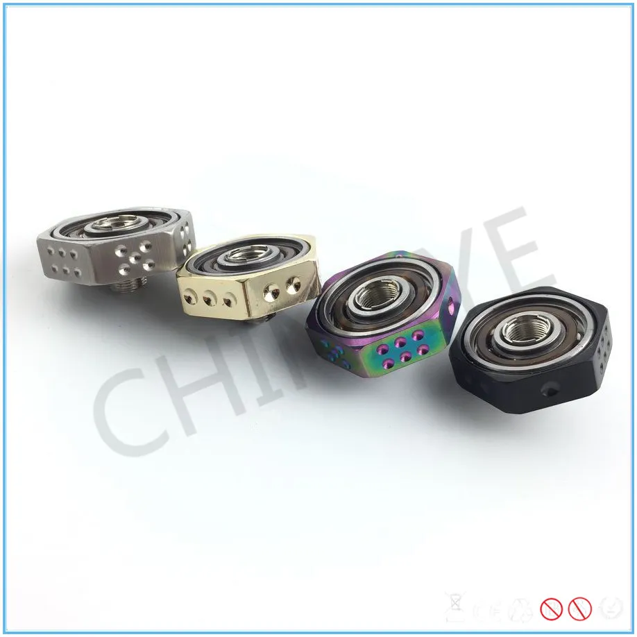 Latest Craze Rainbow SS Vape Spinner Vape Heat Sink For Ecig Atomizer