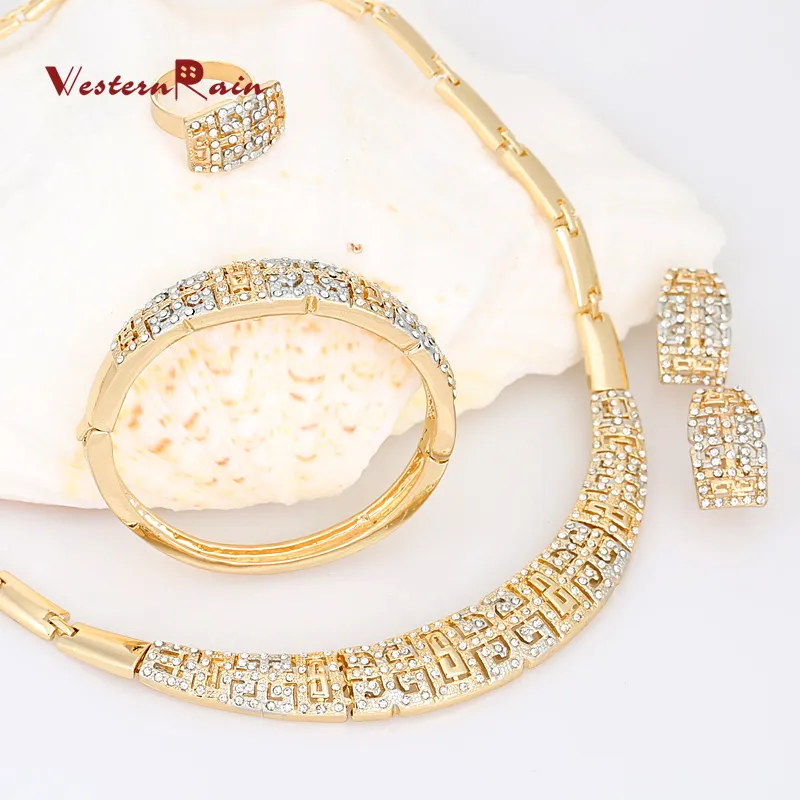 WesternRain The Most Classic Style 18K Gold Plated Vintage Jewelry
