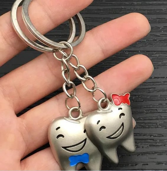 Fashion accessories Key Rings tooth teeth keychains for promotion gift from China