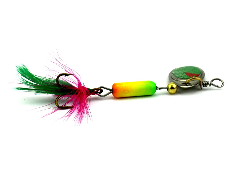 wholesale New 6.3cm 3.5g spinner bait fishing lure spoons Fresh Water Shallow Water Bass Walleye Crappie Minnow hard baits