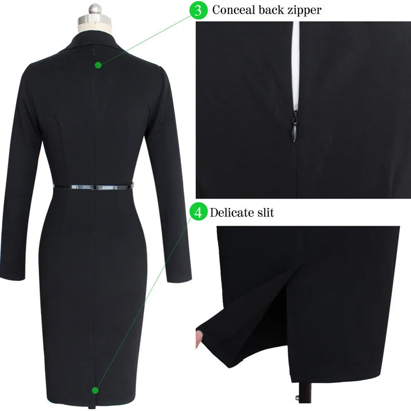 Long Sleeves V Neck Women Dresses Slim Fit Dresses For Lady Sexy Women Clothes Pencil Dress Casual Dresses